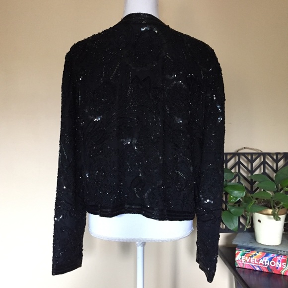 D’ore by Della Roufogali Sequin Silk Jacket - Picture 4 of 9